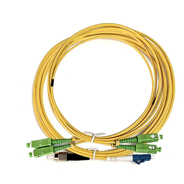 How to read the indicator lights on a switch s fiber optic port