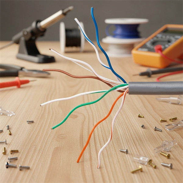 How to install the electrical distribution box inside the glass cabinet
