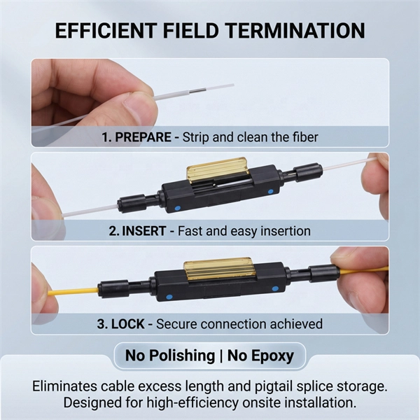 Why is there no signal on the cold-connected fiber optic cable 