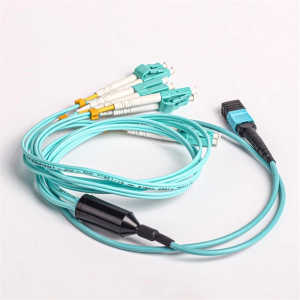 Where does the optical cable entering the fiber optic distribution box come from