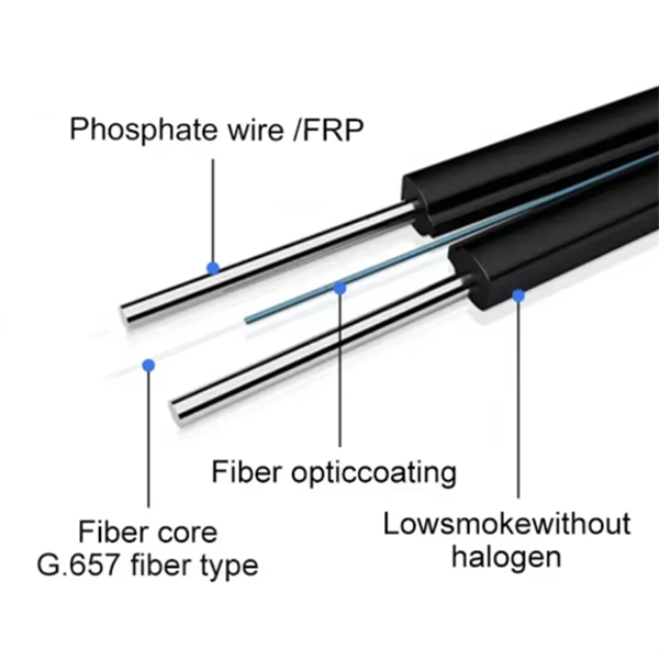 Tunneling grating fiber optic temperature detector