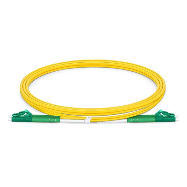 How many fiber optic cables are used inside the building