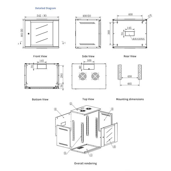 Mexican Fiber Optic Cable Junction Box