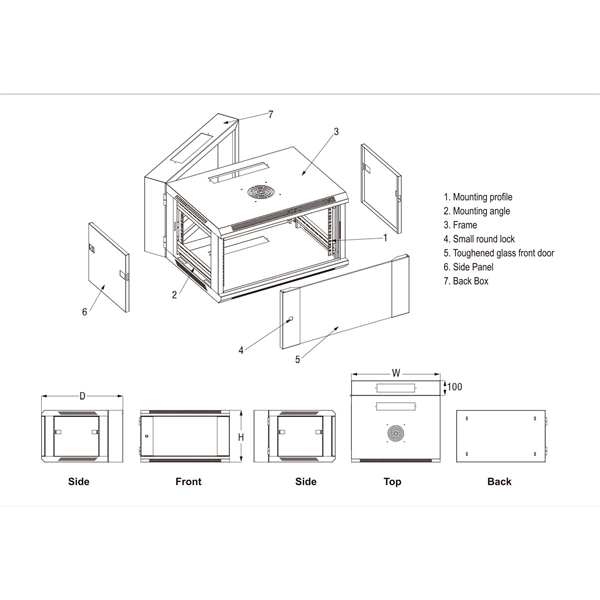 Developed area of ​​cable tray bend