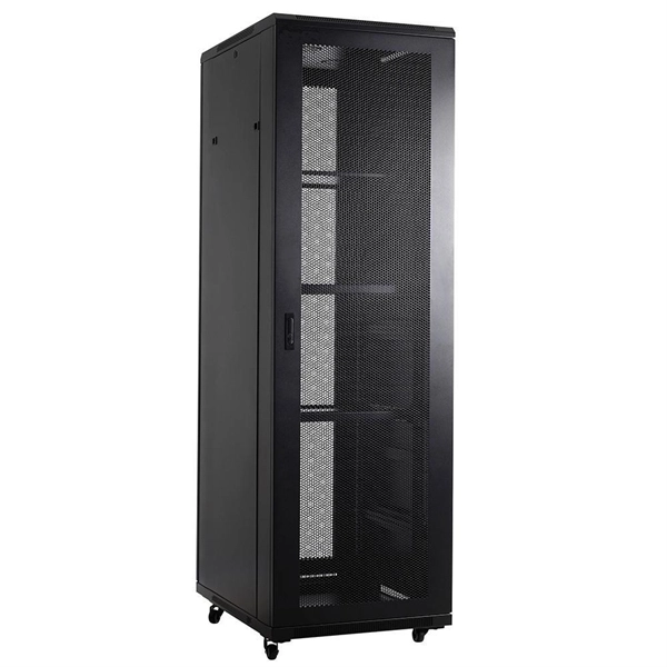 How to organize cables neatly using cable management racks in server racks