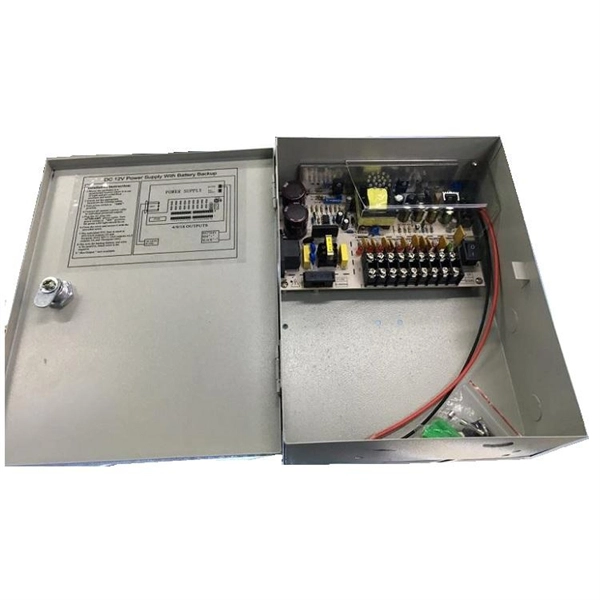Distribution box door opening and closing