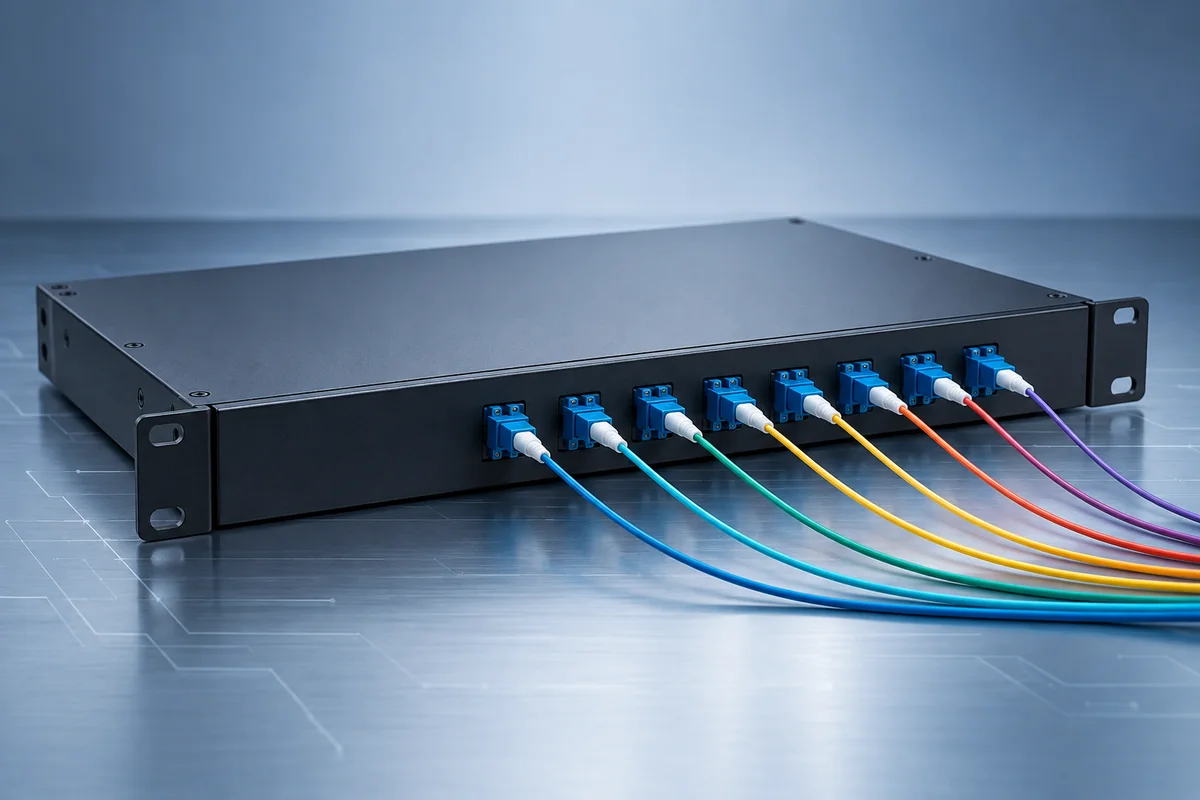 Optical fiber distribution frame with cable management in an access node